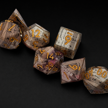 Rosewood Letter - Sharp Edge Resin