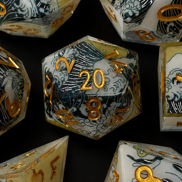 Kintsugi Tides - Sharp Edge Resin