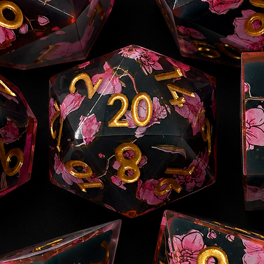 Obsidian Bloom - Sharp Edge Resin
