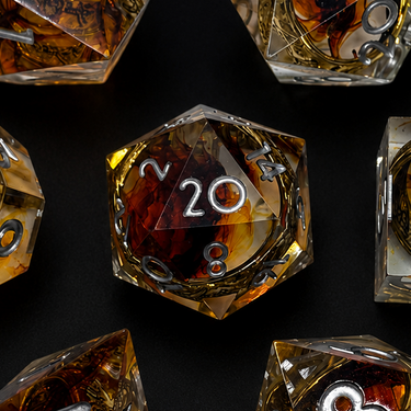 Amber Rings - Sharp Edge Resin