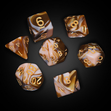 Acrylic Mocha Swirl