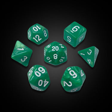 Jade Pearl - Acrylic Dice