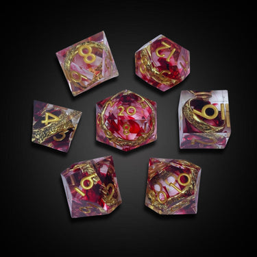 Crimson Rings - Sharp Edge Resin