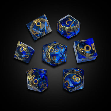 Sapphire Rings - Sharp Edge Resin