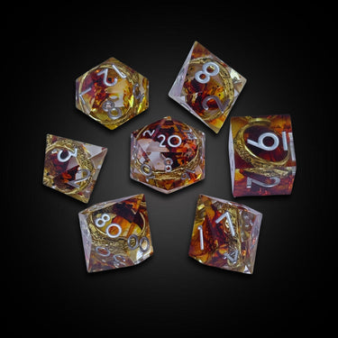 Amber Rings - Sharp Edge Resin